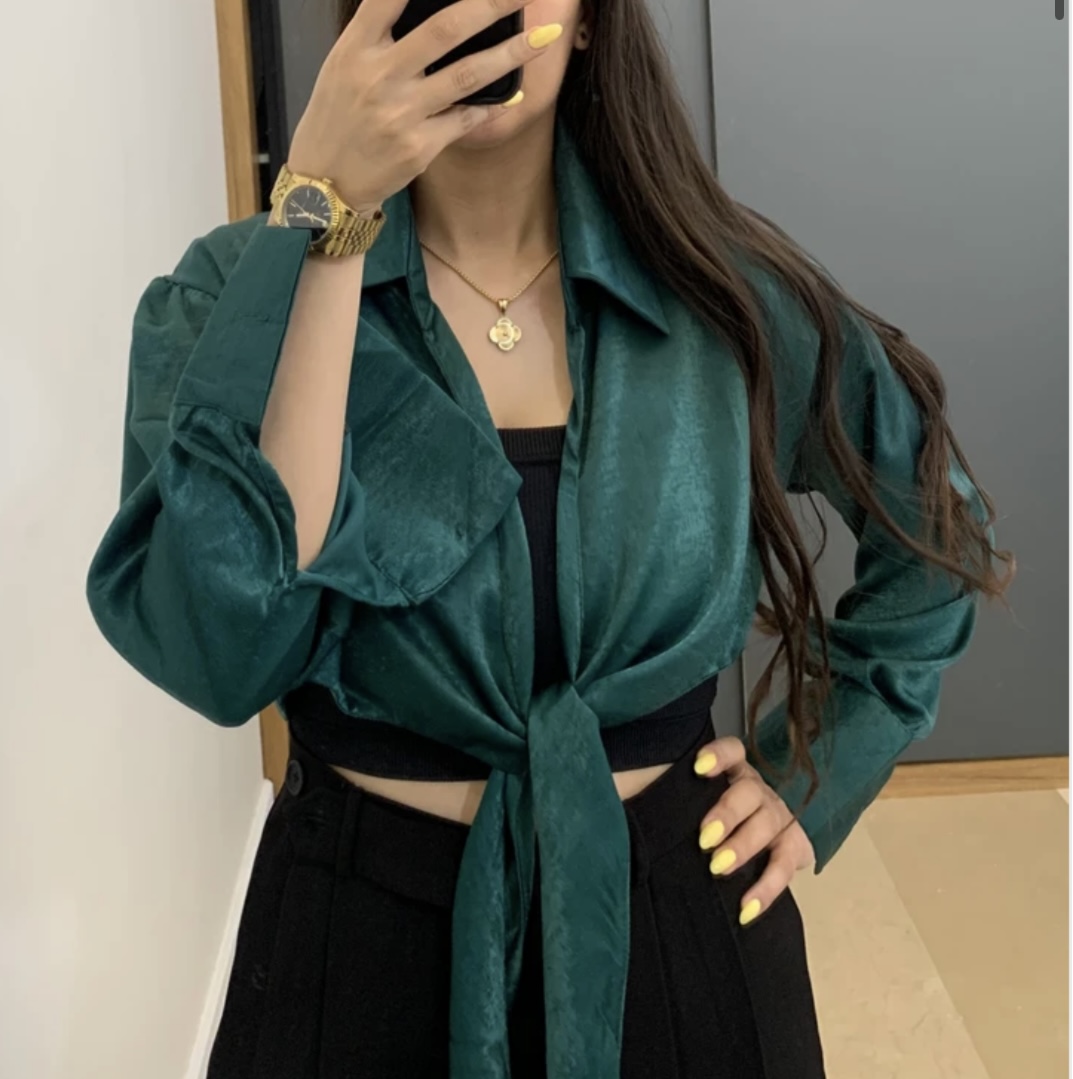 شومیز مجلسی گره ای